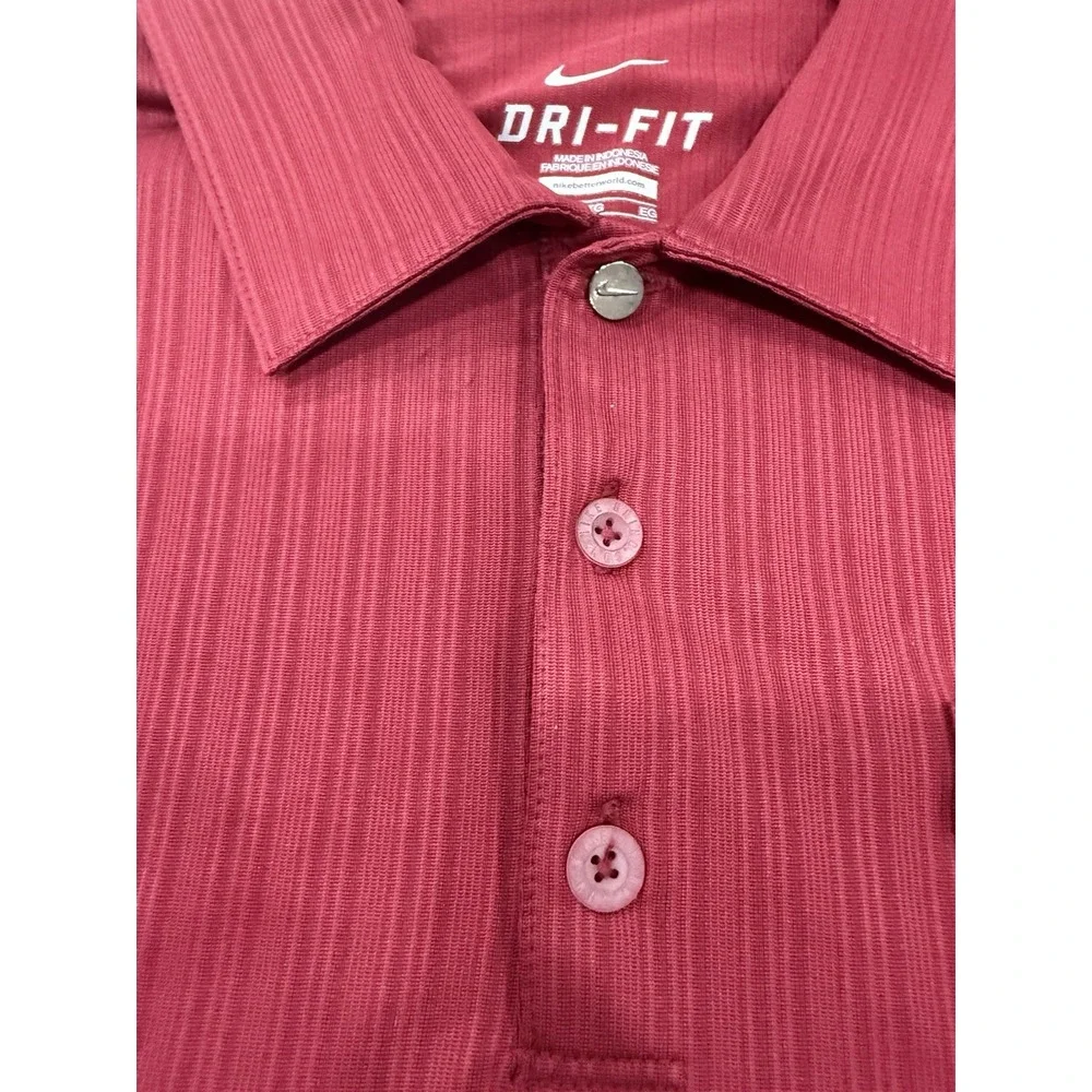 Nike‎ Dri-Fit Florida State University Striped NCAA Football Polo Shirt Men's XL